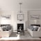 Ekena Millwork Eris Medallion (Canopies up to 9 7/8"), 18"W x 18"H x 3 1/2"ID x 1 1/8"P, Pot of Cream Crackle CM18ERPCC - alternate 3